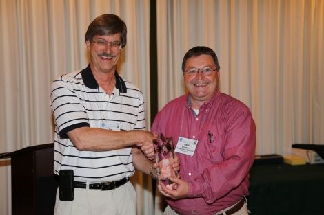 Jim Docken receives award